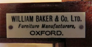 William Baker plaque
