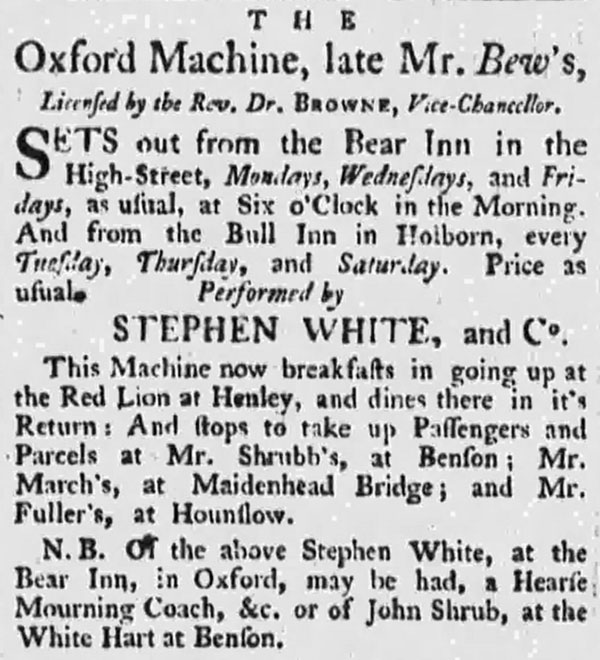 JOJ 20 April 1765