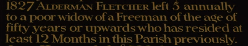 St&nbsp;Peter in the East inscriptions