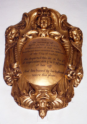 Memorial to Ann Harris