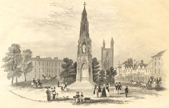 Martyrs' Memorial in 1842