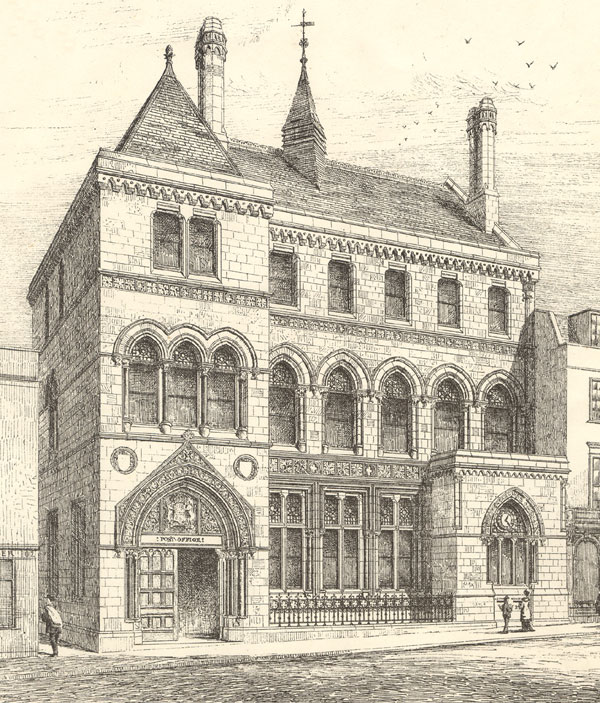 Architect's drawing of 1879