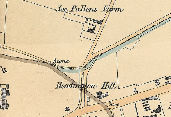 Cuckoo Lane boundary stone in 1883