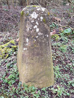 Boundary stone in Woodstock Road