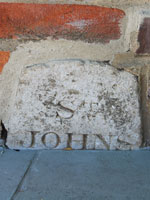 St John's College boundary stone