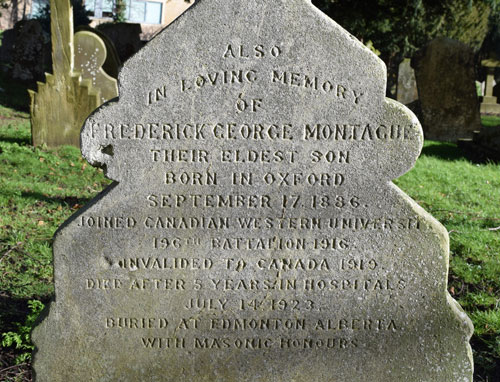 Bellamy war inscription