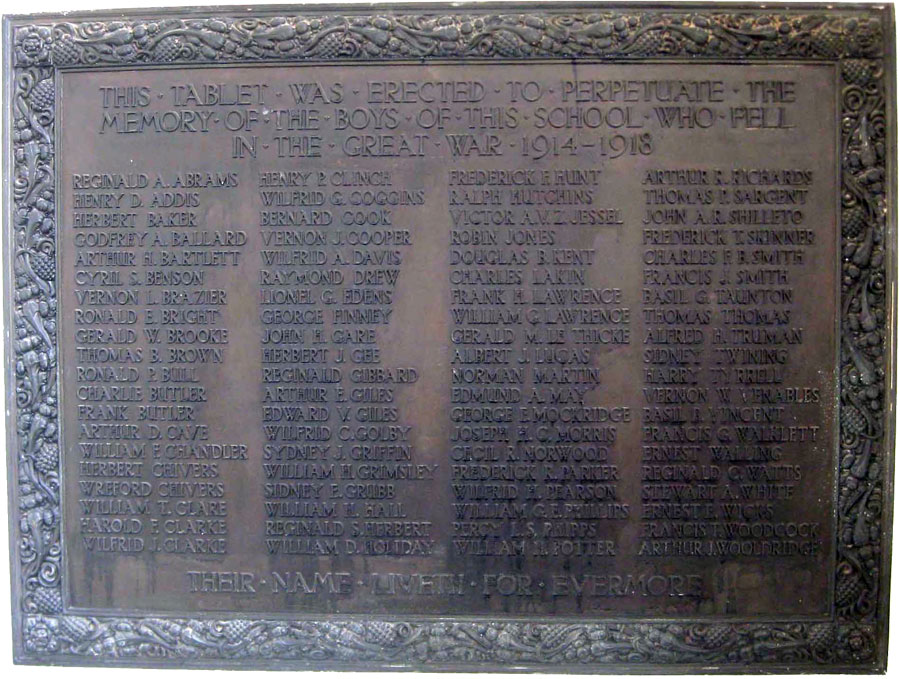 OBHS memorial