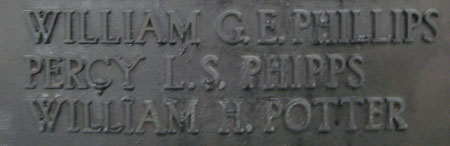 School memorial to Phipps
